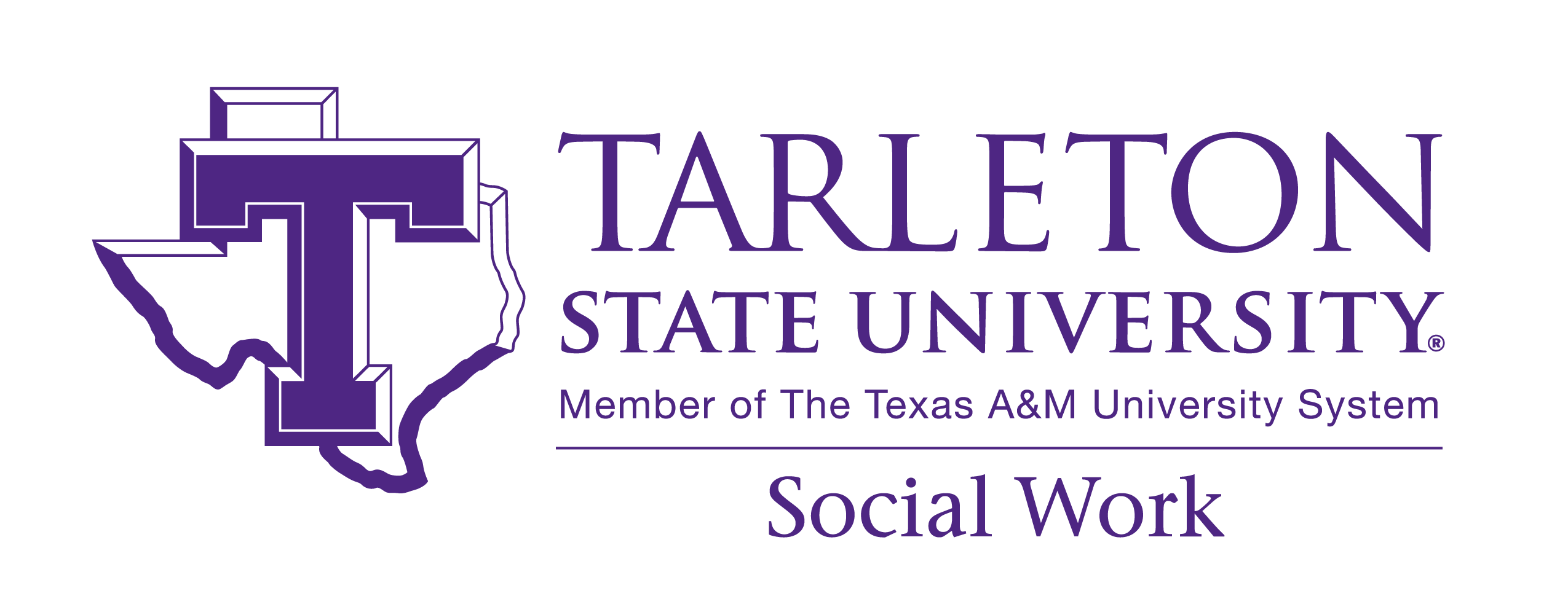 Tarleton State University Social Work logo.